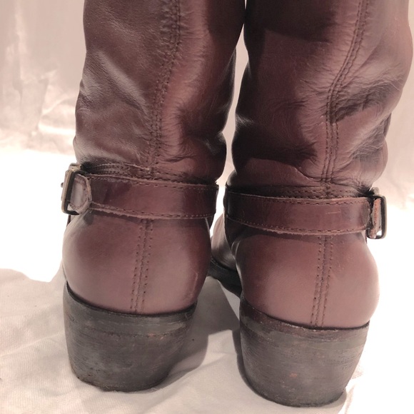 Via Uno Western Style Leather Boots - Picture 6 of 8